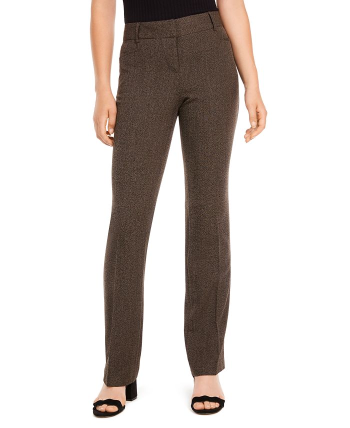 BCX Junior's Tweed Trouser Pants Brown Size 11