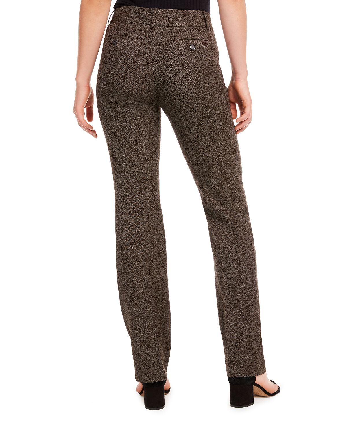 BCX Junior's Tweed Trouser Pants Brown Size 11
