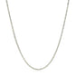 14k White Gold Lumina Pendant Chain 1.0mm