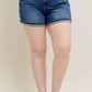 Judy Blue - Cell Phone Pocket Mid Rise Dad Short