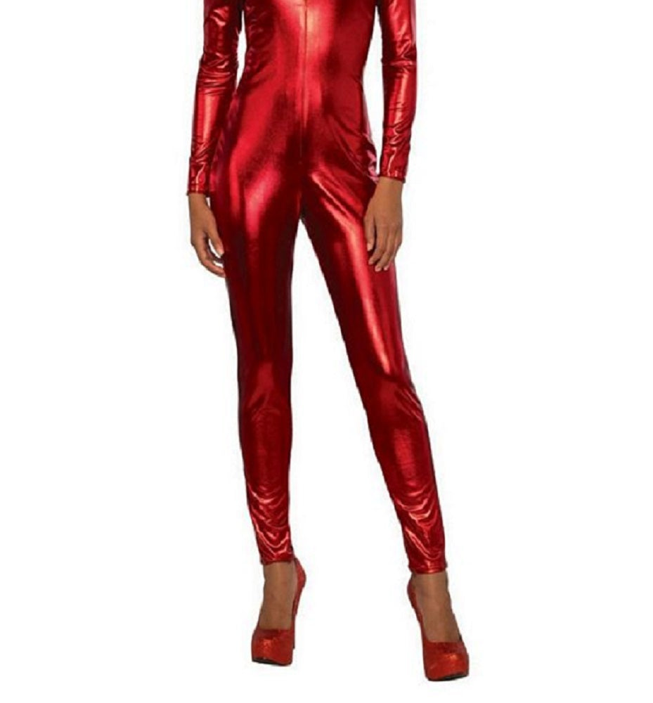 Pizazz Women's Costume Jumpsuit Red Size Large