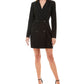 Speechless Junior's Lace Up Back Blazer Dress Black Size 3