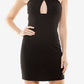 Speechless Junior's Scuba Crepe Halter Dress Black Size X-Large