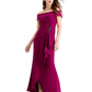 Adrianna Papell Women's Cascade Ruffle Gown Pink Size 10