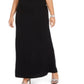 Adrianna Papell Women's Blouson Cowl Neck Gown Black Size 20