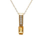 .06ct Citrine Diamond Fashion Pendants 10KT Yellow Gold