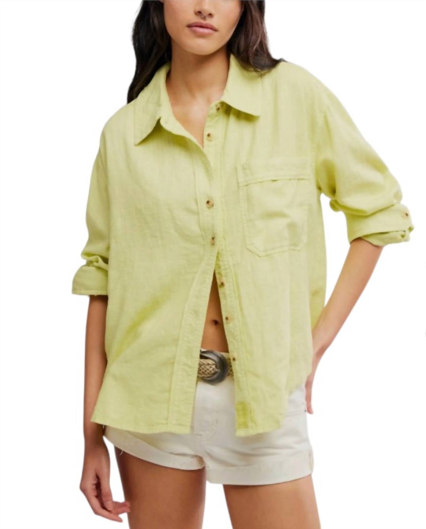 Free People - LINEN LAUREL TOP
