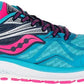 Saucony Girl'S Ride 9 Running Shoe Blue/Pink Size 6 M Us Big Kid