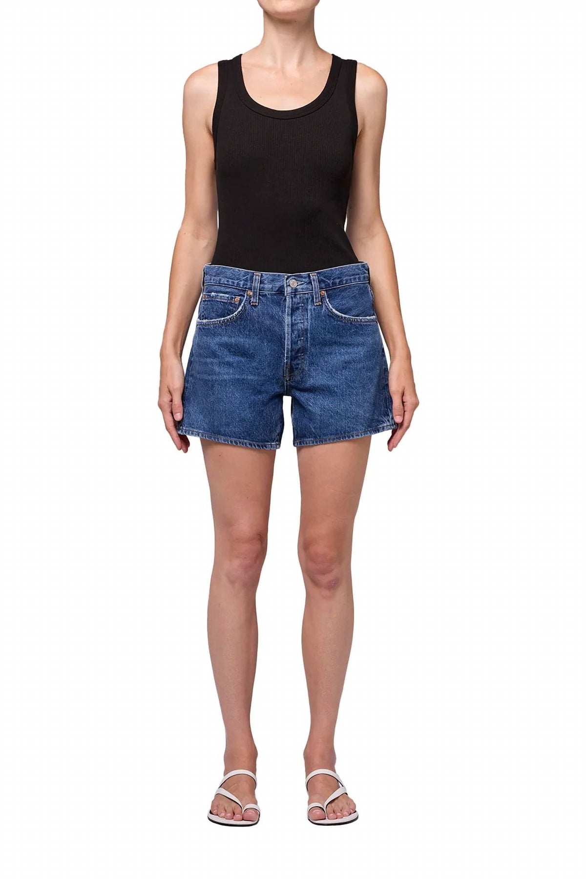 Agolde - Parker High Waist Long Short