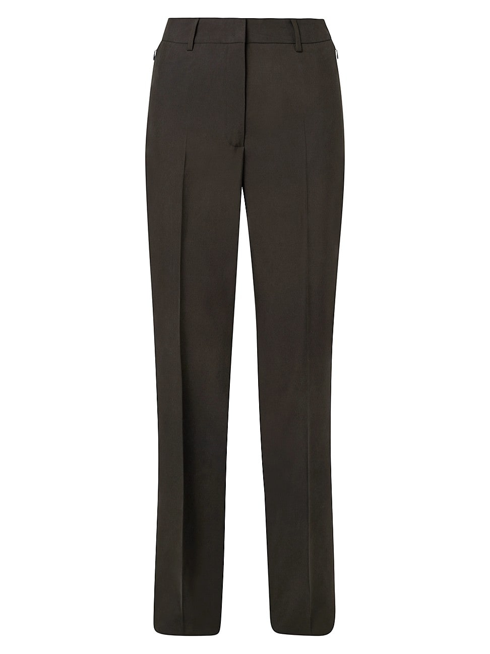 Akris Womens Mulberry Silk Wide Leg Pants  Size 10