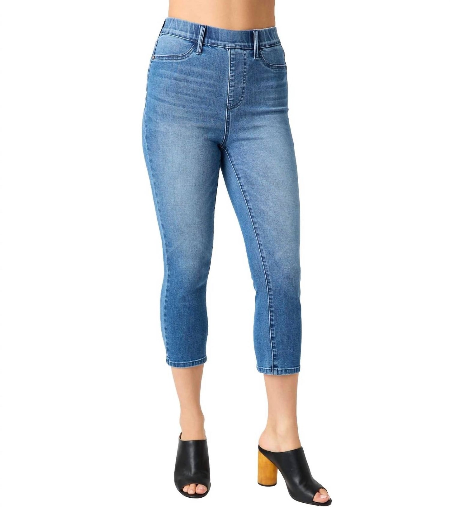 Judy Blue - High Waist Skinny Fit Pull On Capri