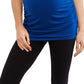 Motherhood Maternity Women's Essential Stretch Over the Bump Maternity Crop Leggings Black Size Small