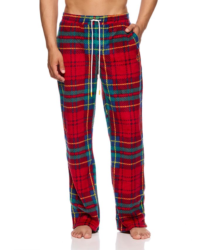 Joe Boxer Men's Fleece Pants Red Size Medium