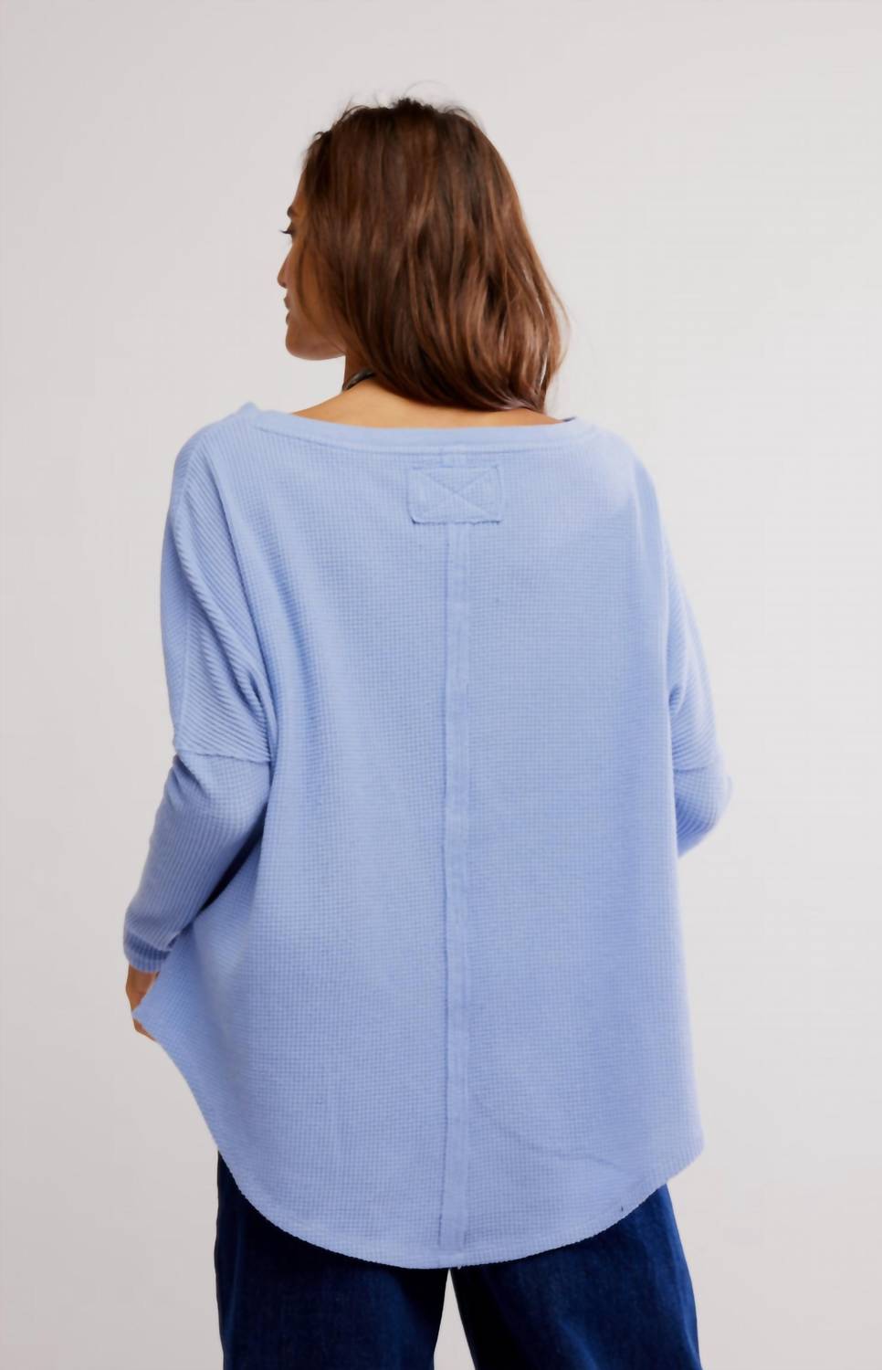 Free People - Latte Blues Thermal Top