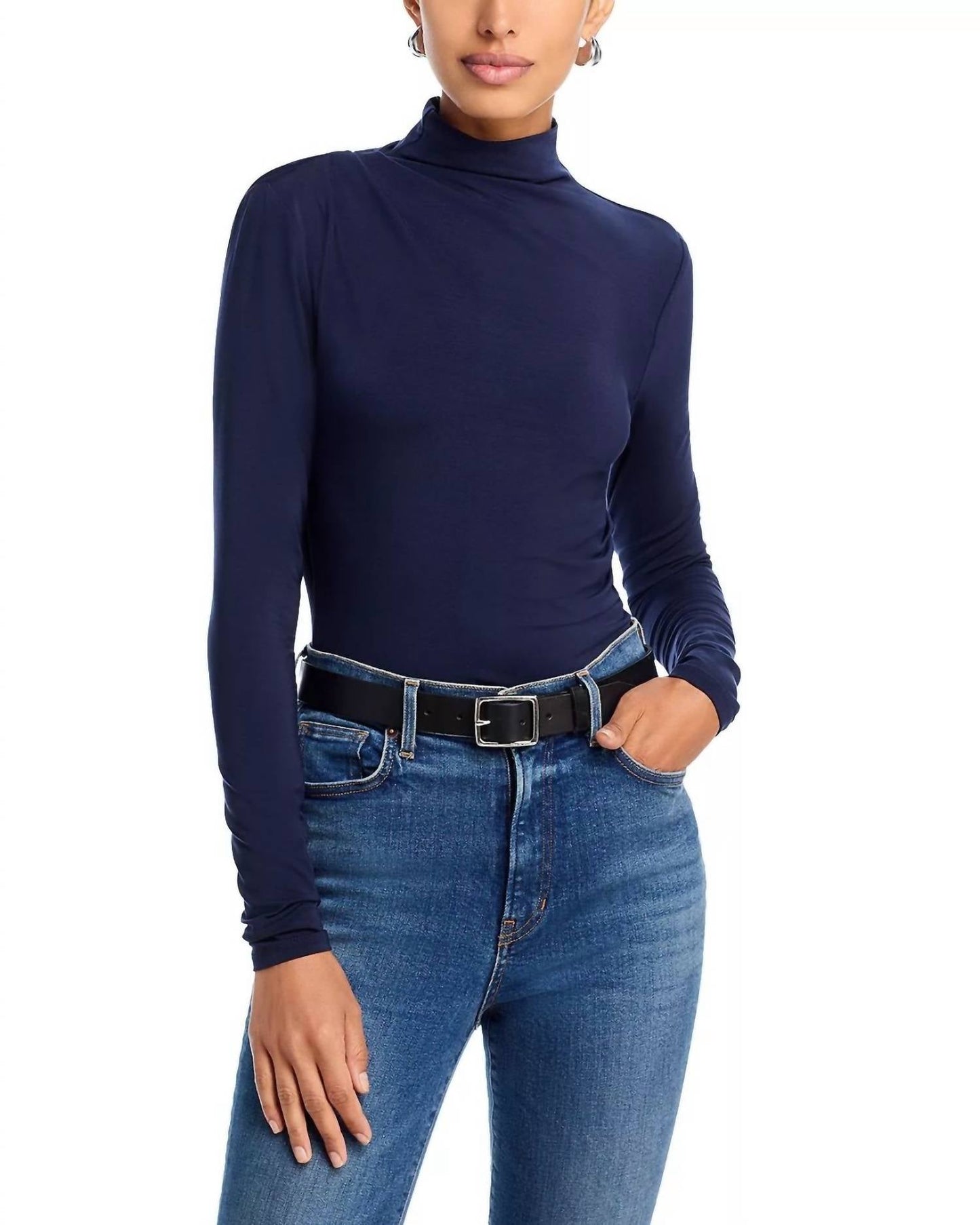 Veronica Beard - Mylie Long Sleeve Turtleneck Top