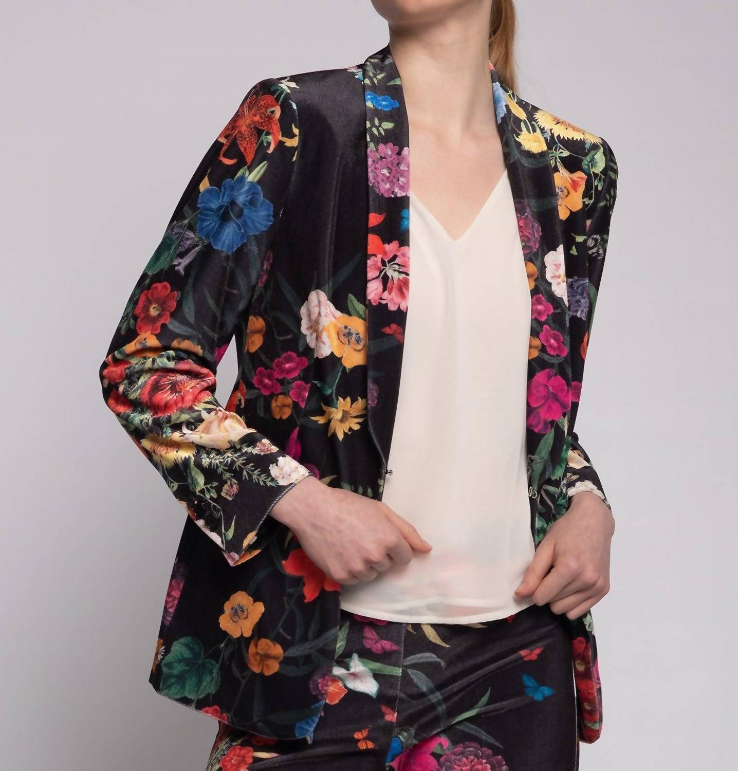 Vilagallo - Women's Vilagallo Smoking Velvet Jacket