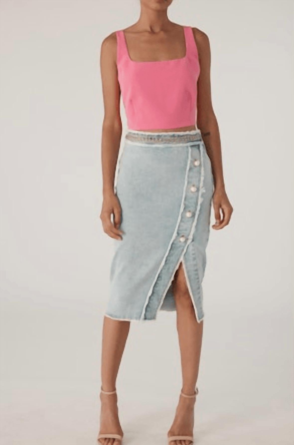 Generation Love - Othella Crepe Crop Top