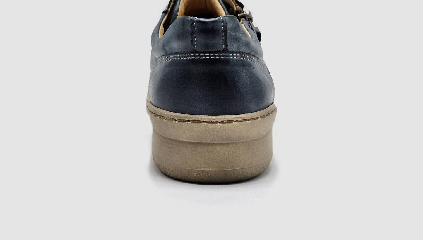 Kcr Group - Women's Dr Wellness Zip-Up Leather Shoes