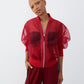 Sheer Bomber Jacket Port