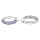 3.06 Carat Genuine Tanzanite .925 Sterling Silver Earrings
