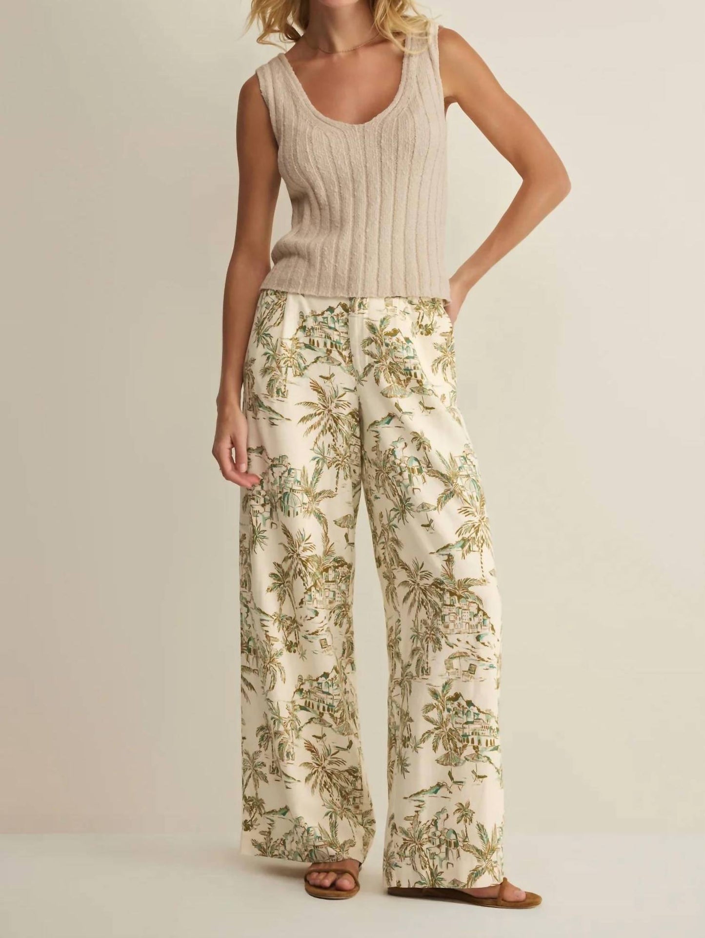 Z Supply - Overlook Tiki Tide Linen Pants