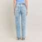 Judy Blue - High Waisted Mineral Wash Destroy 90's Straight Leg Jeans