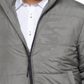 Kenneth Cole Men's Full Zip Puffer Jacket Gray Size Medium