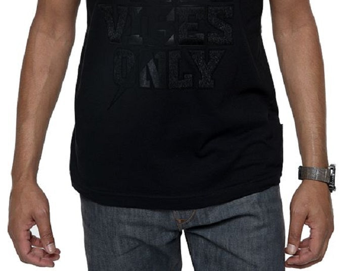 Sean John Men's Positive Vibes Pony Hair Graphic T-Shirt Black Size XXX-Large