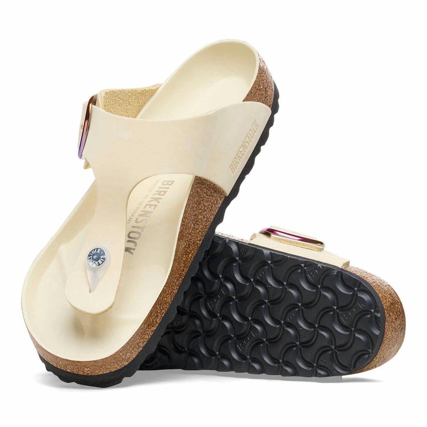 Birkenstock - Women's Gizeh Big Buckle Nubuck Leather Sandals