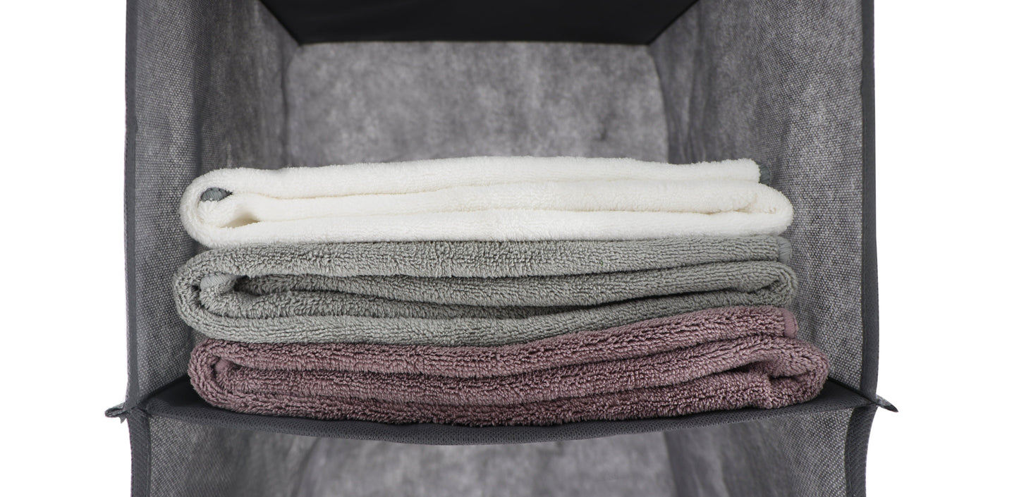J&V TEXTILES Hanging Closet Organizer, 6-Shelf 10-Shelf Closet Hanging Storage Shelves