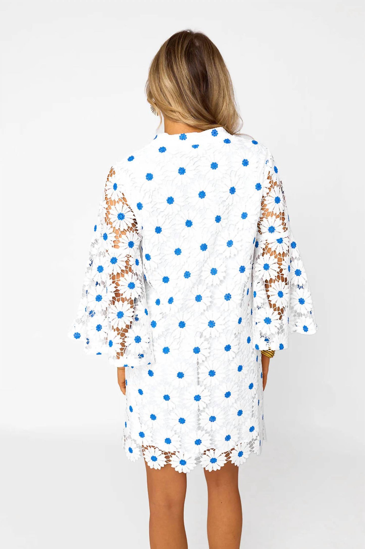 Buddylove - Wren Ultramarine Lace Mini Dress