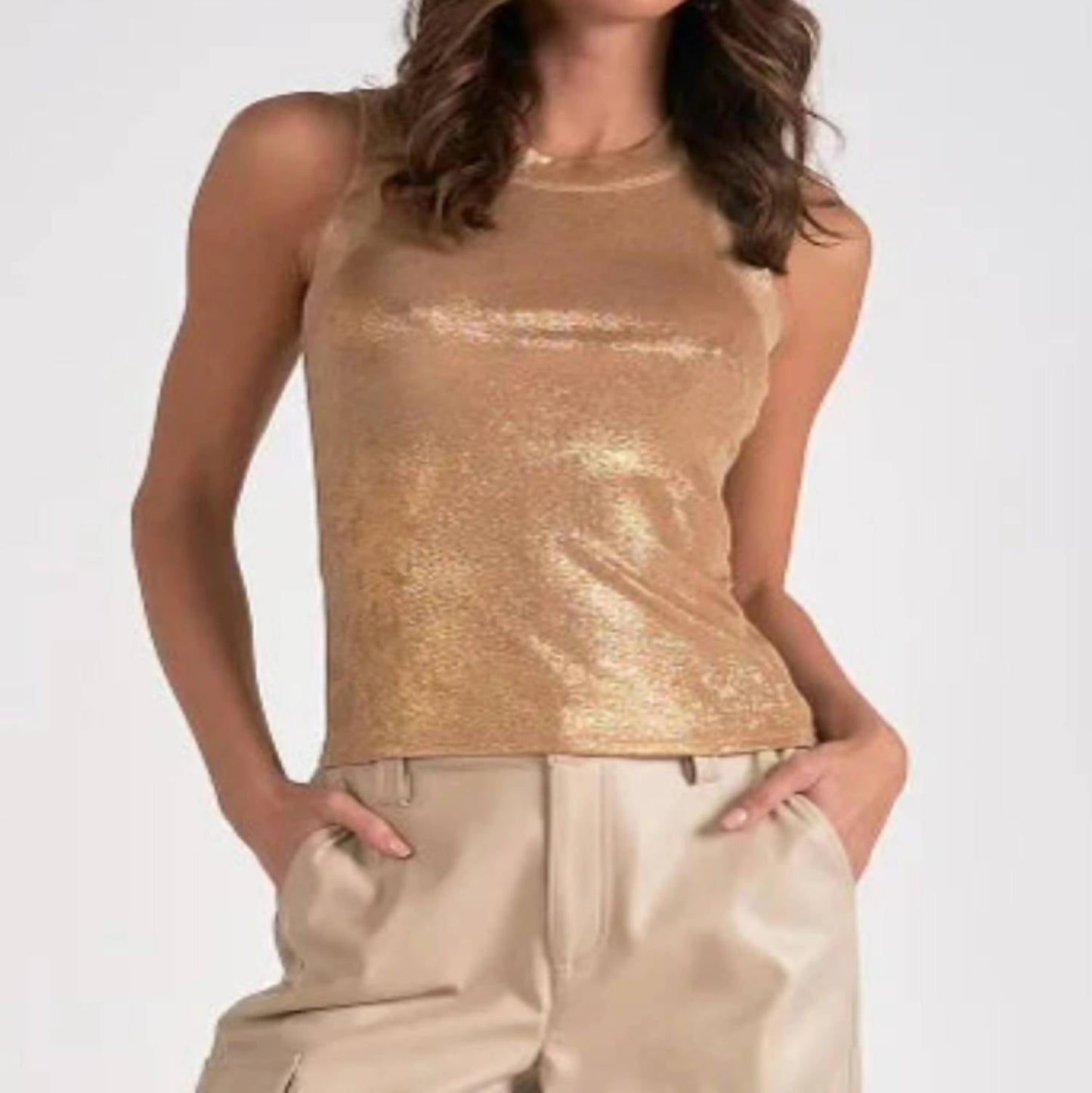 Elan - Glitter Tank Top