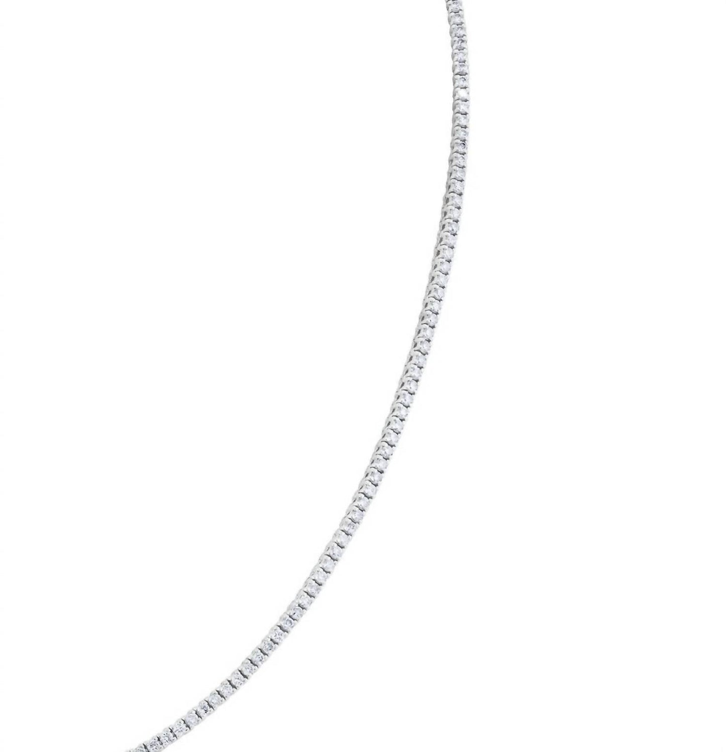 Diana M Jewels - 3.00 कैरट डायमंड टेनिस नेकलेस