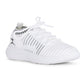 Danskin Women's Stretch Energy Round Toe Lace up Athletic Sneakers White Size 9