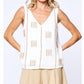 Ciebon - Kelly Wood Beaded Tank Top