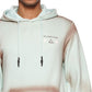 Elevenparis Men's Spray Paint Cotton Hoodie Brown Size X-Large