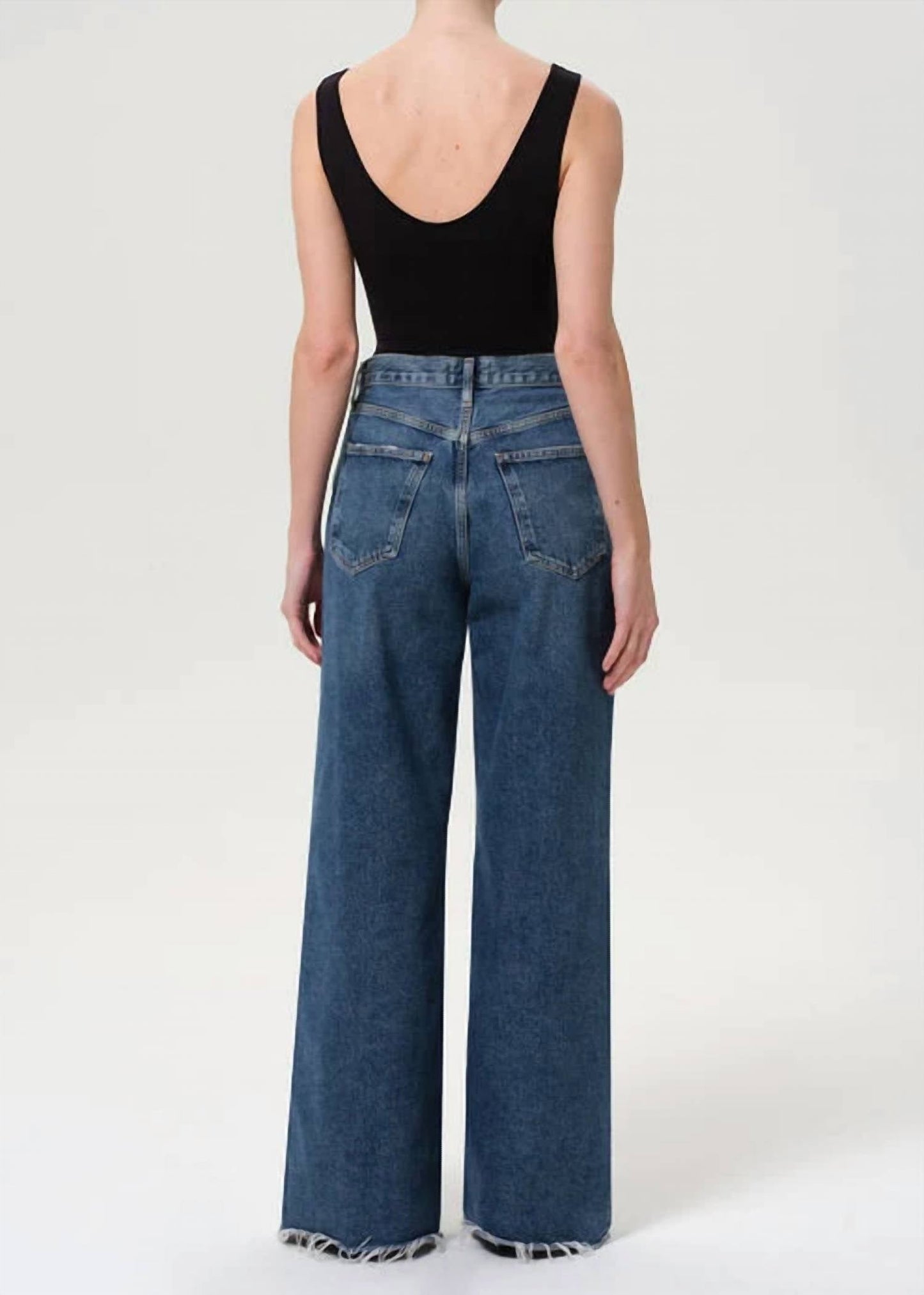 Agolde - Dame High Rise Wide Leg No Cuff