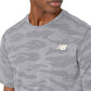 New Balance Men's Q Speed Breathe Short Sleeve Athletic Gray