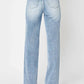 Judy Blue - Front Yoke Retro Wide Leg Denim Jeans
