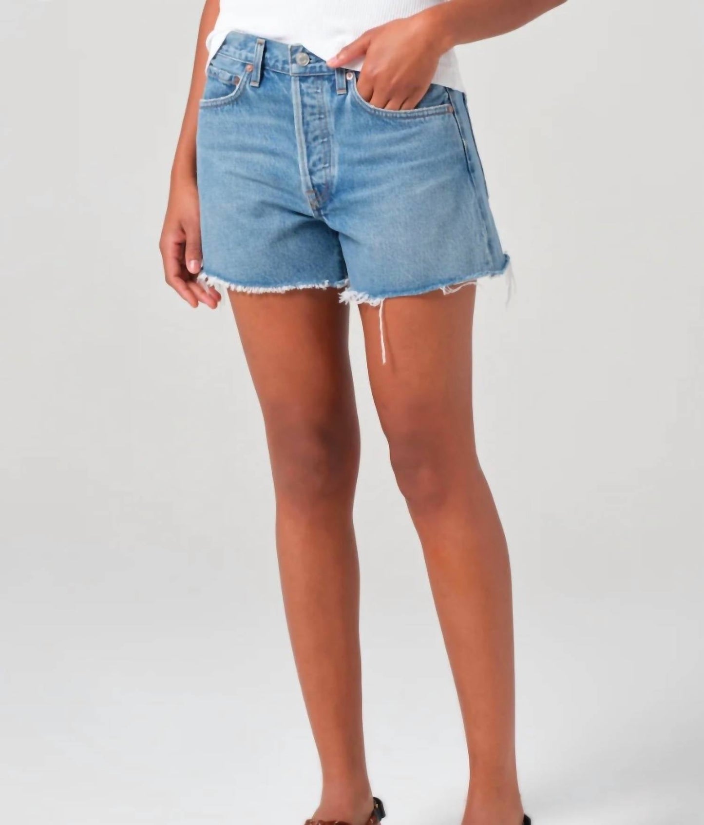 Agolde - Parker Long Short Loose Fit Vintage