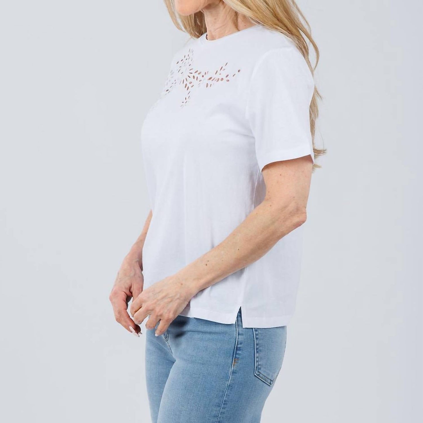 Elliott Lauren - Eyelet Tee