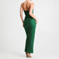 Helsi - Silvia Strapless Beaded Floral Gown