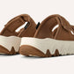 Ugg - महिलाओं के लिए कैपिटल स्ट्रैप स्लाइड सैंडल