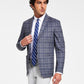 Bar III Men's Slim-Fit Gray Knit Blazer Gray Size 38
