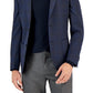 Bar III Men's Slim Fit Windowpane Knit Blazer Blue Size 42
