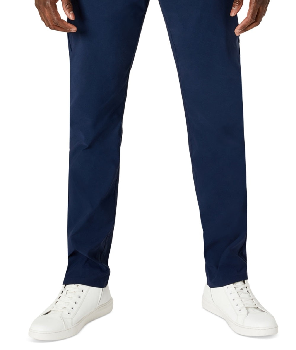 Kenneth Cole Men's Slim Fit 5 Pocket Tech Pants Blue Size 33X32
