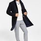 Tommy Hilfiger Men's Addison Modern Fit Overcoat Blue Size 46
