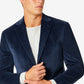 Michael Kors Men's Modern Fit Velvet Blazer Blue Size 44