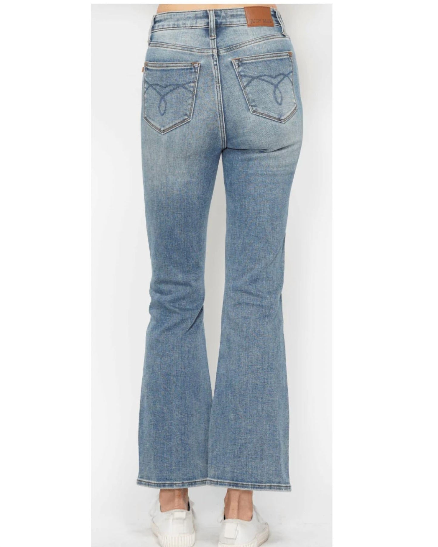 Judy Blue - Tummy Control Embroidered Bootcut Jeans