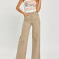 Trendsi - Risen Full Size Tummy Control High Rise Wide Leg Jeans Plus Size